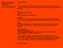 Tablet Screenshot of francoisgm.com